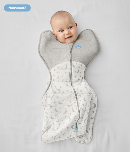 Emmaillotage bras levés